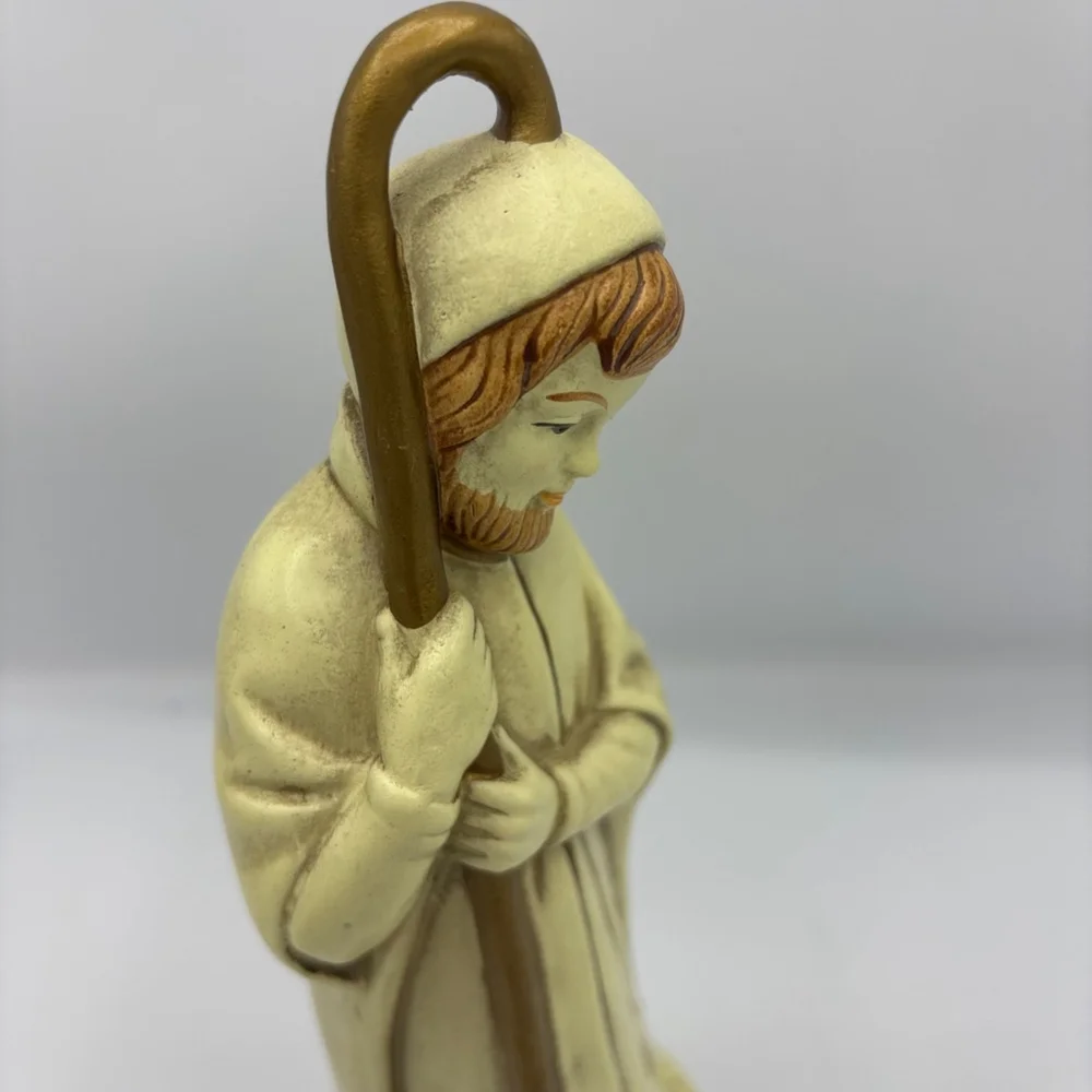 Vintage Lund’s Lites Nativity Joseph Figurine Statue Made in Korea Auburn WA